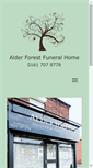 Mobile Screenshot of alderforestfuneralhome.org.uk